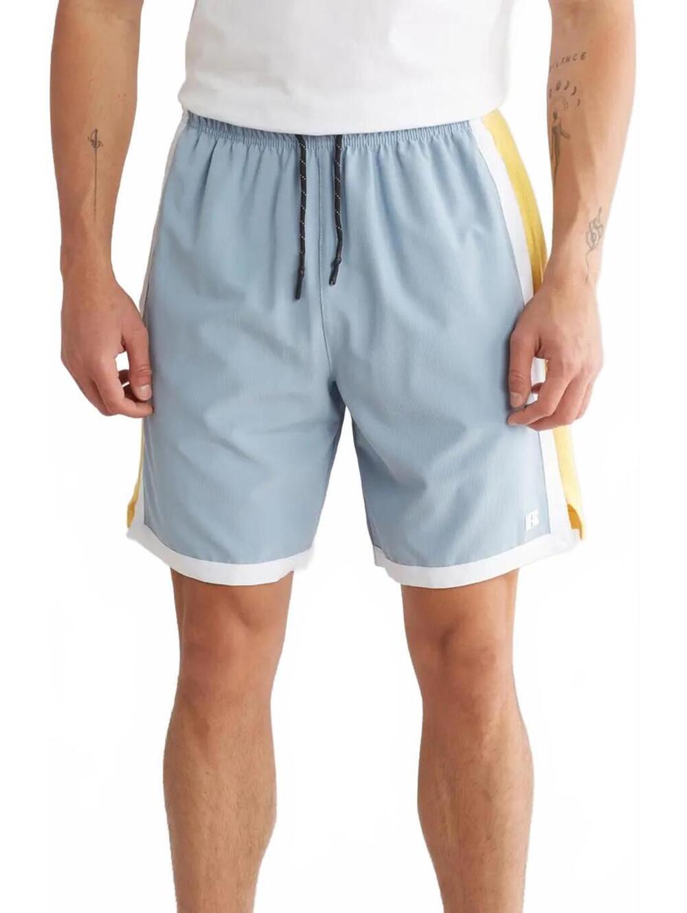 Russell Athletic Mesh Panel Basketball Shorts Ashley Blue NWT Large